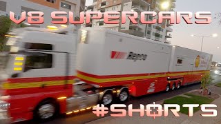 shorts V8 Supercars TRUCK Convoy  DARWIN 4K 2020 [upl. by Nahtan809]