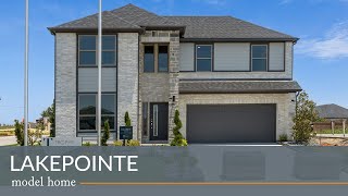 LakePointe Model Home  Claret Floor Plan  Lavon TX  Trophy Signature Homes [upl. by Atnoled]