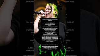 Billie Eilishs SHOCKING Disorder Confession [upl. by Amand]