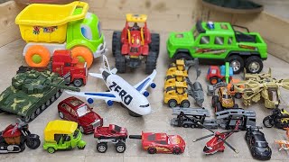 Mobil Truck Car Loading Truck Helicopter Plane Model Range Rover Car Police Jeep Excavator Dumper [upl. by Alorac]