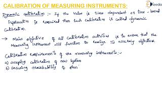 Calibration of Instruments  Introduction To Metrology  Metrology and Quality Engineering [upl. by Arayk]