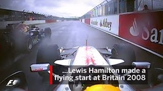 Hamiltons First Home Win  2008 British Grand Prix [upl. by Thetes461]