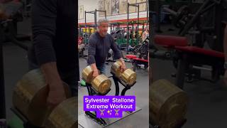 Sylvester Stallone Extreme Workout antesedepois beforeandafter shorts [upl. by Eirb]