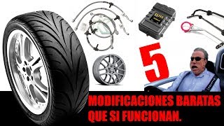 5 MODIFICACIONES BARATAS QUE SI FUNCIONAN [upl. by Beall]