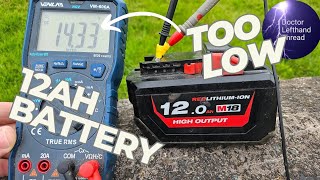 Fixing a Dead Milwaukee 12AH Battery  Did It Work [upl. by Sayers]