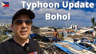 Typhoon Odette Update in Bohol  Philippines [upl. by Rubel]