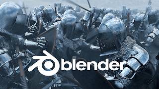 How I made this battle scene in blender [upl. by Llewsor]