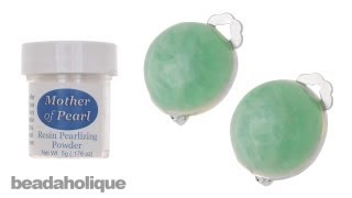 How to Use Pearlizing Powder in Resin [upl. by Teiv]