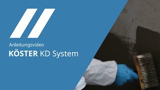 KÖSTER KD System  Schnellsystem für die Kellerabdichtung [upl. by Zorina]