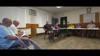 August 5 2024 Mount Jewett Borough Council Meeting [upl. by Karil]