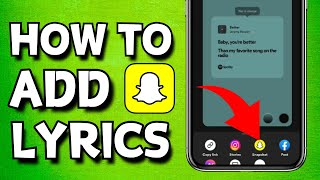 How to Put Lyrics on Snapchat Easy Method [upl. by Brufsky]