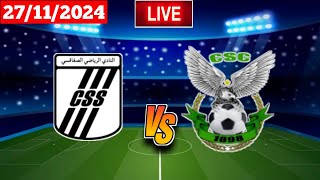 CS Sfaxien vs CS Constantine  CAF Confederation Cup Live Match Score [upl. by Pretrice]