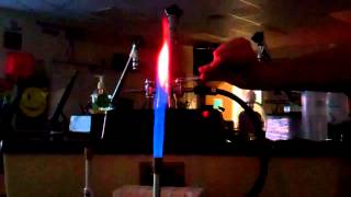 MegaLab  Flame Test  Li Na K Ca Sr Ba Cu [upl. by Merline101]