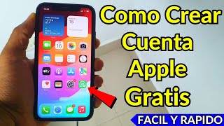 Desde Computador y iPhone Crear Cuenta de Apple Gratis sin error Cualquier iPhone ✅ [upl. by Aileda]