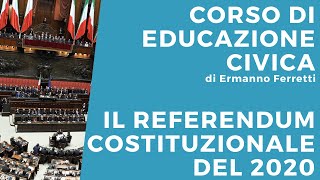 Il Referendum Costituzionale 2020 [upl. by Enwad]