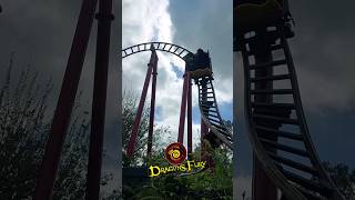 Dragons Fury at chessington World of Adventures Spinning rollercoaster [upl. by Doone783]