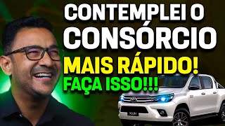 Como contemplar consórcio mais rápido e receber o carro [upl. by Itsrik]