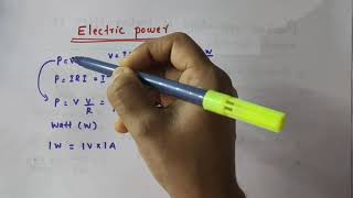 Electric power  Watt hour and Kilowatt hour Class 10 Physics  Chapter Electricity [upl. by Uok]