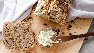 4 INGREDIENTS GLUTENFREE BREAD RECIPE  Vegan [upl. by Berkshire]