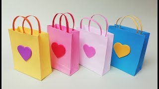 Bolsas de papel para regalo  DIY Manualidades fáciles [upl. by Odie]