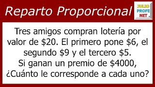 REPARTO PROPORCIONAL DIRECTO [upl. by Bevis]