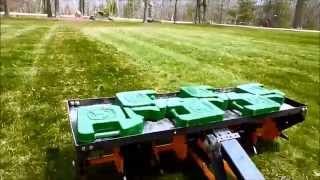 AgriFab 48 Inch Plug Aerator [upl. by Ikkim164]