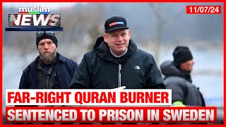 Far Right Politician Known For Burning Copies Of The Quran Sentenced To Prison In Sweden [upl. by Yelserp]