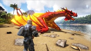 ARK Survival Evolved  Rồng khủng Dragon và Drake xuất hiện trong Map The Island [upl. by Meihar38]