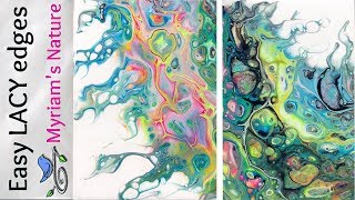 29 Tons of CELLS and a TECHNIQUE for LACING  DIMETHICONE in fluid acrylic painting  NO torch [upl. by Eedyak748]