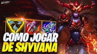 Como JOGAR de SHYVANA 2022 no WILD RIFT [upl. by Berton764]