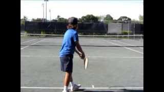 topspin serve slow motion video [upl. by Seale646]