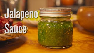 Making Jalapeno Sauce  Pepper Sauce  ハラペーニョソースのレシピ [upl. by Collier]