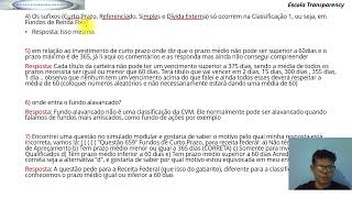 CPA 20  CVM  Fundo de Investimentos [upl. by Omer]