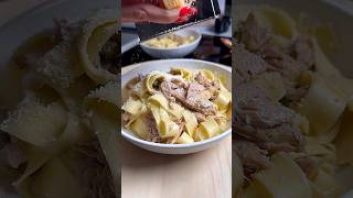 Canned Tuna Pasta with anchovies capers and lemon [upl. by Ogait454]