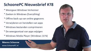 SchoonePC Nieuwsbrief 78 [upl. by Spielman]