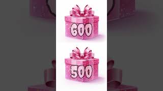 Chose one gift box 500 vs 600 check your luck viralytshort [upl. by Ayotac]