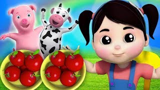 frutas canción para niños  rimas en español  aprender frutas nombres  Fruits Song in Spanish [upl. by Levram]