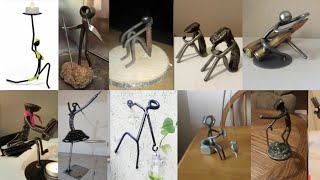 quotEasy Scrap Metal Art Projects for Beginners  Creative Human Figures Tutorialquot [upl. by Yntirb]