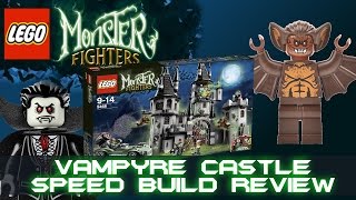 LEGO Monster Fighters Vampyre Castle 9468 Speed Build Review [upl. by Eed282]