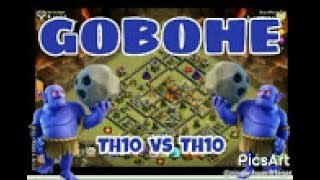 GOBOHE GOLEM BOWLER HEILER CKCW RH10TH10 vs TH10  3 Sterne  COC  Clash of Clans DEUTSCHGERMAN [upl. by Whitehurst]