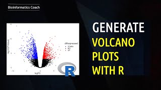 RNA Seq Analysis  How to visualize gene expression data  Volcano Plots with R ggplot [upl. by Bloem]