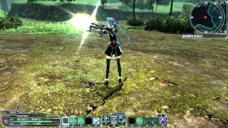 PSO2 JP  Twin Machinegun Photon Arts [upl. by Glogau]