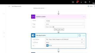 How To Send Multiple Email Attachments Using Microsoft Flow [upl. by Schaffel]