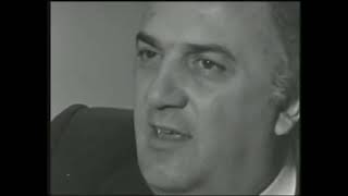 FEDERICO FELLINI Interview 1965 [upl. by Ecyned]