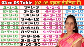 two one za two 05 Tak  02 to 05 Table [upl. by Eojyllib887]