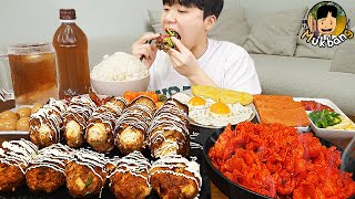 ASMR MUKBANG 집밥 직접 만든 돼지열탄불고기 스팸 떡갈비 계란말이 먹방 Korean HomeCooked Meal EATING REAL SOUND [upl. by Hannaj]