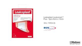 Leukoplast Leukomed T Plus 5pcs 8cm x 10cm 79954 06 [upl. by Doty876]