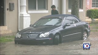 Rain brings flooding to Miami North Miami [upl. by Onihc]