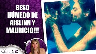 AISLINN DERBÉZ Y SU BESO HÚMEDO CON MAURICIO OCHMAN ShanikTv [upl. by Eirrotal]