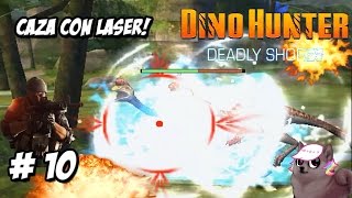 CAZA CON LASER MATAR DINOSAURIOS FACIL  Dino Hunter 10  juego dinosaurios en Español HD [upl. by Nangatrad274]